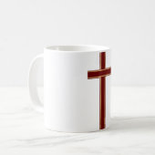 Christliches Kreuz Kaffeetasse (Vorderseite Links)
