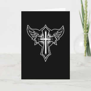 Christliches Kreuz Karte
