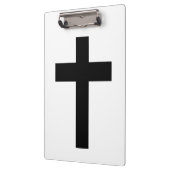 Christliches Kreuz Klemmbrett (Links)