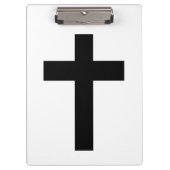 Christliches Kreuz Klemmbrett (Vorderseite)