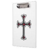 Christliches Kreuz Klemmbrett (Links)