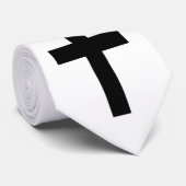 Christliches Kreuz Krawatte (Gerollt)