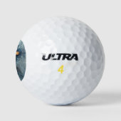 Christliches Kreuz Kruzifix mit Monogramm Golfball (Logo)