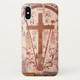 Christliches Kreuz Kunstwerk iPhone X Hülle