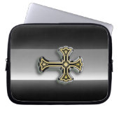 Christliches Kreuz Laptopschutzhülle (Vorderseite)