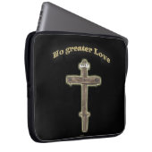 Christliches Kreuz Laptopschutzhülle (Vorne Rechts)