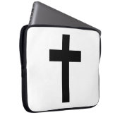 Christliches Kreuz Laptopschutzhülle (Vorne Rechts)