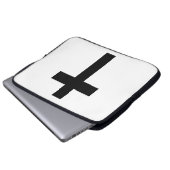 Christliches Kreuz Laptopschutzhülle (Vorne Knopf)