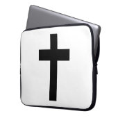 Christliches Kreuz Laptopschutzhülle (Vorderseite Links)