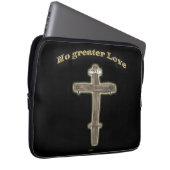 Christliches Kreuz Laptopschutzhülle (Vorne Rechts)