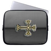 Christliches Kreuz Laptopschutzhülle (Vorderseite)