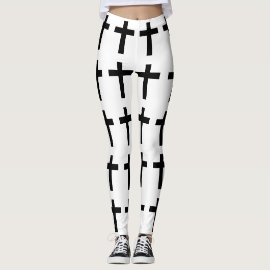 Christliches Kreuz Leggings (Vorderseite)