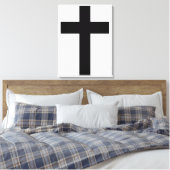 Christliches Kreuz Leinwanddruck (Insitu (Schlafzimmer))
