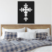 Christliches Kreuz Leinwanddruck (Insitu (Schlafzimmer))
