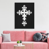Christliches Kreuz Leinwanddruck (Insitu (Wohnzimmer))