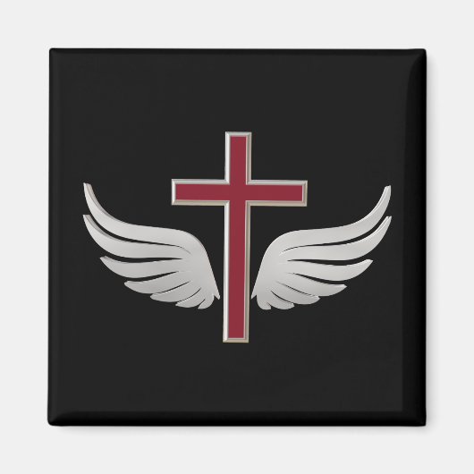 Christliches Kreuz Magnet (Vorne)