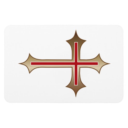 Christliches Kreuz Magnet (Horizontal)