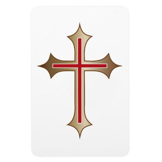 Christliches Kreuz Magnet (Vertikal)