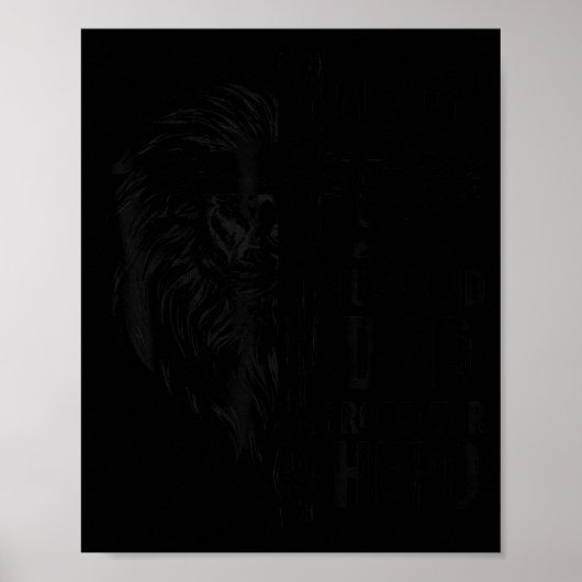 Christliches Kreuz Mann Gott Ehemann Glaube Design Poster (Vorne)