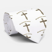 Christliches Kreuz mit Jesus Krawatte (Gerollt)