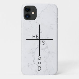 Christliches Kreuz Moderner Minimalistischer Marmo Case-Mate iPhone Hülle