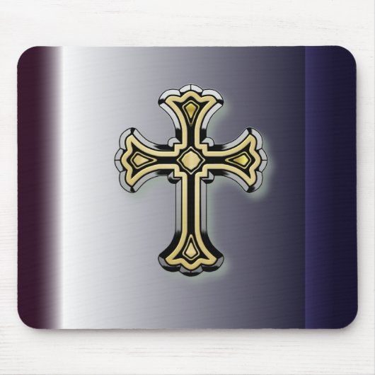 Christliches Kreuz Mousepad (Vorne)