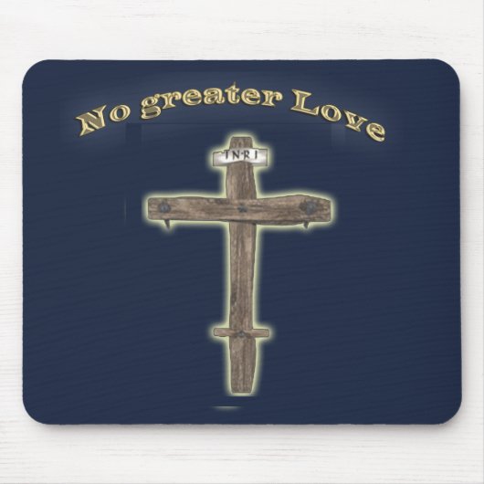 Christliches Kreuz Mousepad (Vorne)