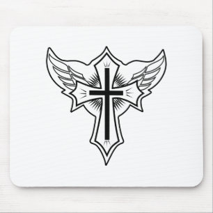 Christliches Kreuz Mousepad