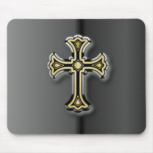 Christliches Kreuz Mousepad (Vorne)