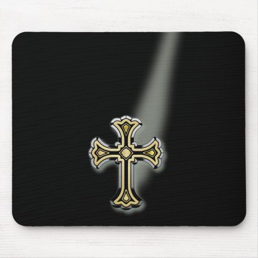 Christliches Kreuz Mousepad (Vorne)