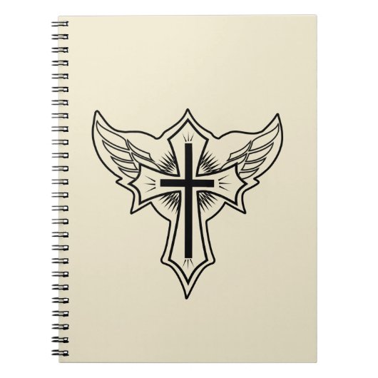 Christliches Kreuz Notizblock (Vorderseite)