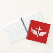 Christliches Kreuz Notizblock (Innenseite)