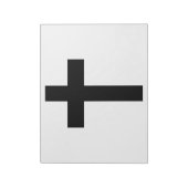 Christliches Kreuz Notizblock (Rotiert)