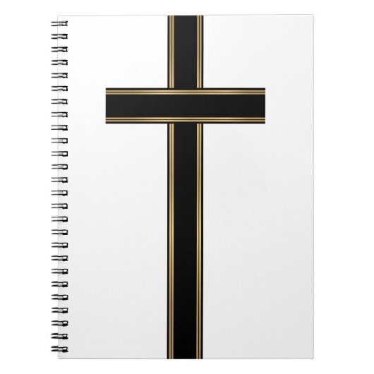 Christliches Kreuz Notizblock (Vorderseite)