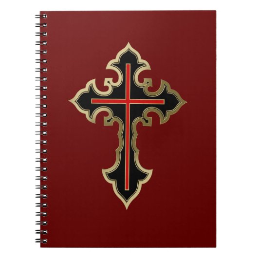 Christliches Kreuz Notizblock (Vorderseite)