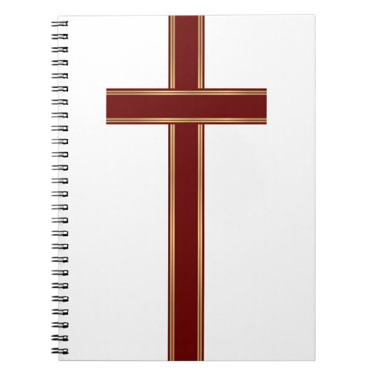 Christliches Kreuz Notizblock (Vorderseite)