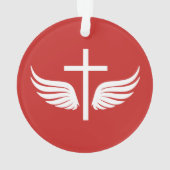 Christliches Kreuz Ornament (Rückseite)
