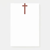 Christliches Kreuz Post-it Klebezettel (Vorderseite)