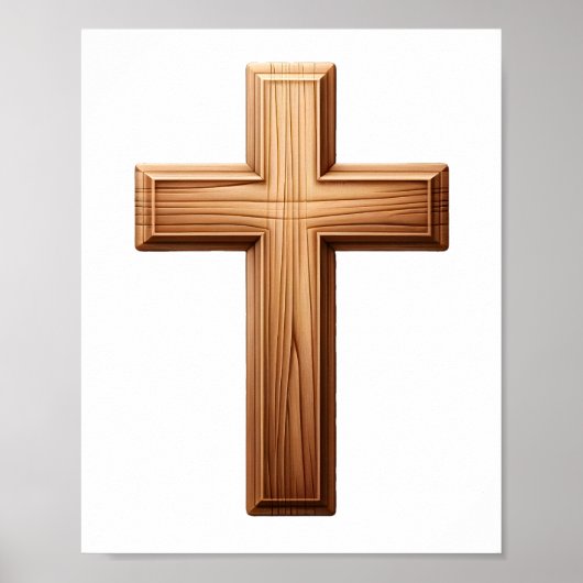 Christliches Kreuz Poster (Vorne)