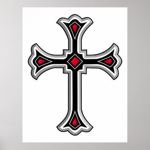 Christliches Kreuz Poster