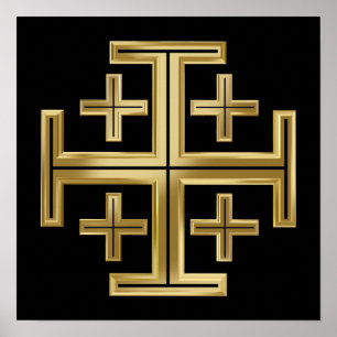 Christliches Kreuz Poster