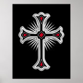 Christliches Kreuz Poster (Vorne)