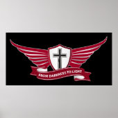 Christliches Kreuz Poster (Vorne)