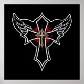 Christliches Kreuz Poster (Vorne)
