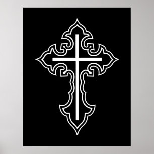 Christliches Kreuz Poster