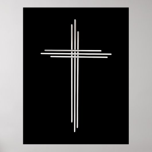 Christliches Kreuz Poster (Vorne)