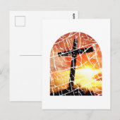 Christliches Kreuz Postkarte (Vorne/Hinten)