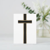 Christliches Kreuz Postkarte (Stehend Vorderseite)