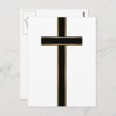 Christliches Kreuz Postkarte (Vorne/Hinten)