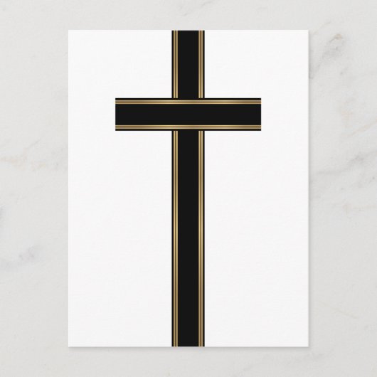 Christliches Kreuz Postkarte (Vorderseite)